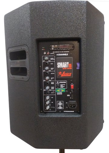 Kit 2 Caixas De Som Ativa Leacs Smart 15 250w Rms
