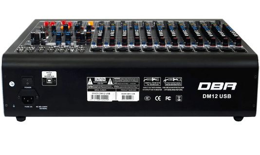 Mesa De Som Dbr Dm12 12 Canais Interface Usb Pc Com Nf
