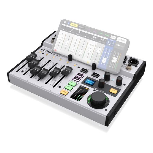 Mesa De Som Digital Behringer Flow8 8 Canais Com Bluetooth