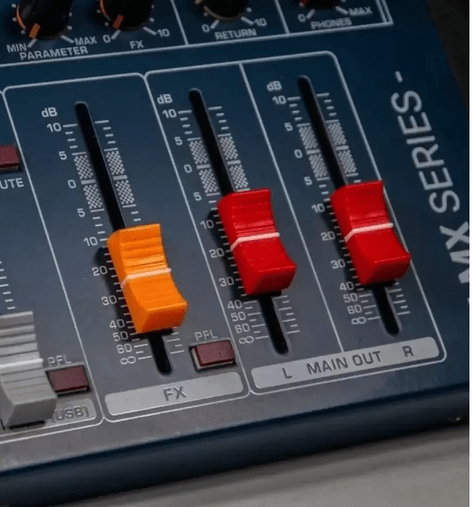 Mesa De Som Lexsen Lmx16 16 Canais Usb Com Nota Fiscal