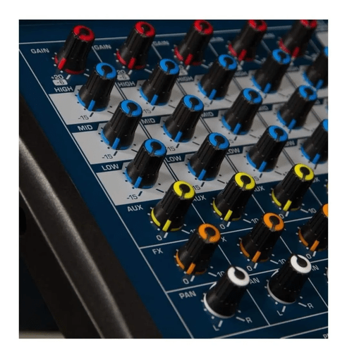 Mesa De Som Lexsen Lmx8 8 Canais Usb Com Nota Fiscal