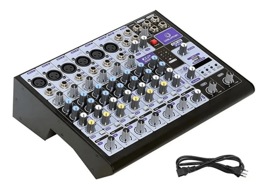 Mesa De Som Waldman Cp 10fxu 10 Canais Com Efeito Bluetooth