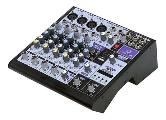 Mesa De Som Waldman Cp 10fxu 10 Canais Com Efeito Bluetooth