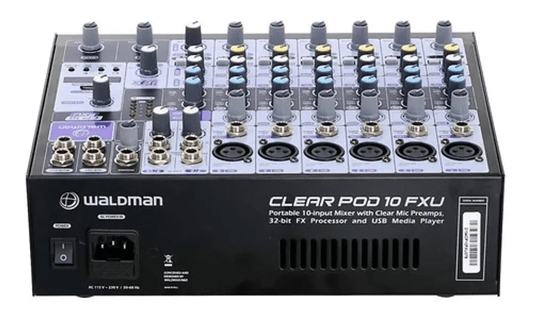 Mesa De Som Waldman Cp 10fxu 10 Canais Com Efeito Bluetooth