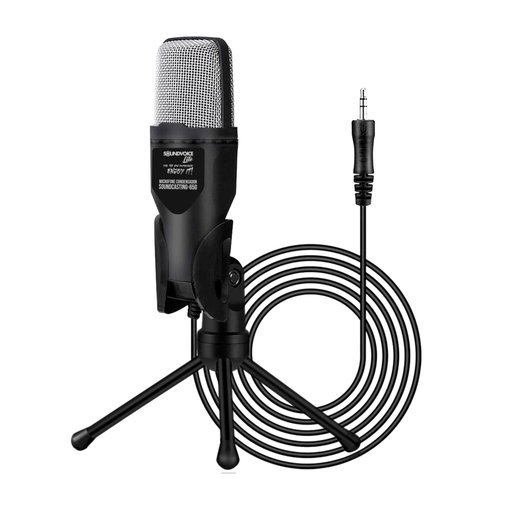 Microfone Condensador Soundvoice P2 Soundcasting 650