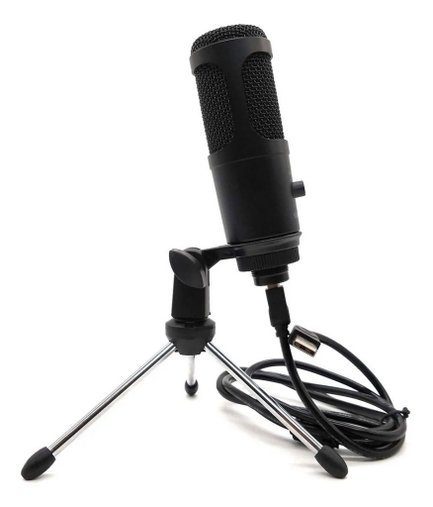 Microfone Condensador Soundvoice Usb Soundcasting 1200