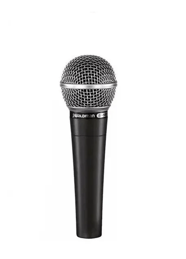 Microfone De Mão Dinâmico Waldman Stage S5800 Cardióide