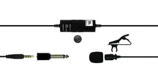 Microfone Lapela Jbl A Bateria Cslm20b Omnidirecional Com Nf