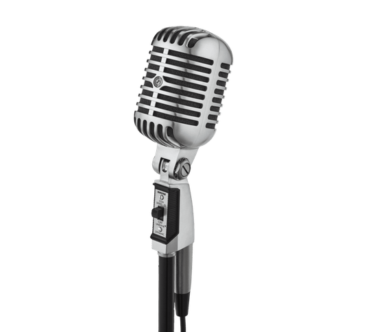 Microfone Mao C/ Fio Shure 55 SH-II Series II Vintage