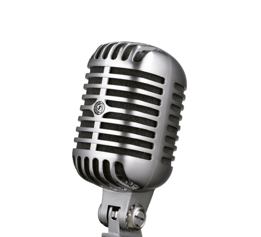 Microfone Mao C/ Fio Shure 55 SH-II Series II Vintage