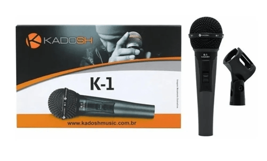 Microfone Mão Kadosh K1 Dinâmico Cardioide C/nf