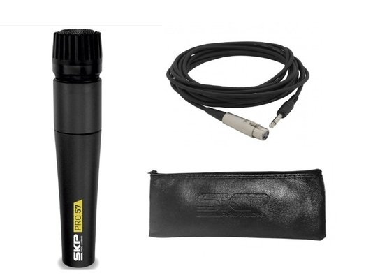 Microfone Para Instrumentos Skp Pro 57 C/ Cabo