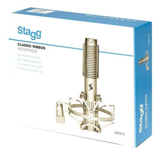 Microfone Profissional De Fita Stagg Ribbon Srm70 Original