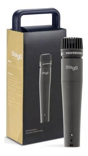 Microfone Profissional Para Instrumentos Stagg Sdm 70 E Case