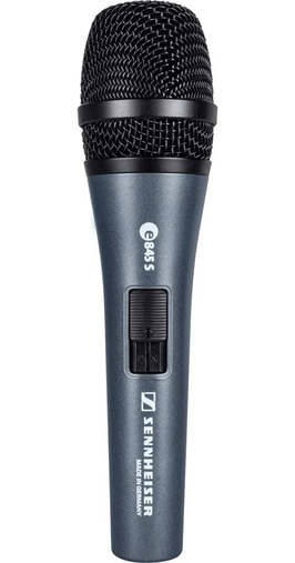 Microfone Sennheiser E 845 S Dinamico Supercardioide Com Nf