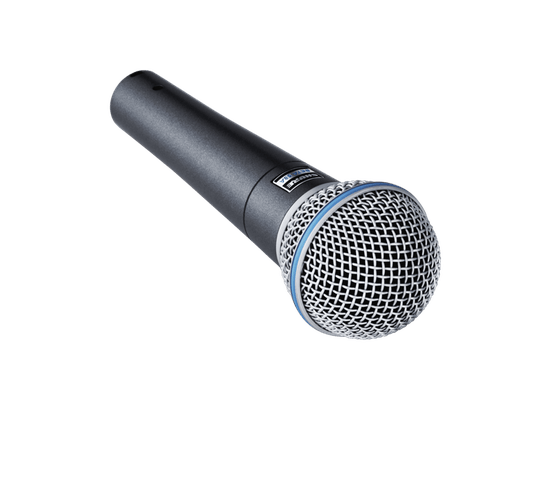 Microfone Shure Beta Series Beta 58a Dinâmico Supercardióide Preto