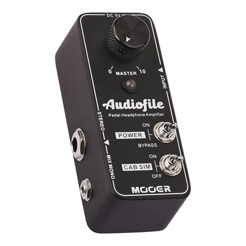 Pedal Amplificador De Fone Mini Mooer Com Emulação Mha1
