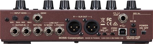 Pedal Boss Pré Amplificador De Violão Ad 10 Acoustic Preamp