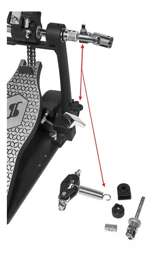 Pedal De Bumbo Duplo Stagg Stage Pro Ppd 52 Profissional