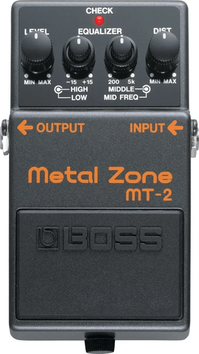 Pedal De Guitarra Boss Mt-2 Metal Zone Mt2 Com Nota Fiscal