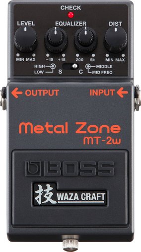 Pedal De Guitarra Boss Mt-2w Metal Zone Waza Craft Mt2w