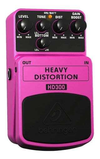 Pedal Guitarra Hd300 Heavy Distortion Behringer Com Nf