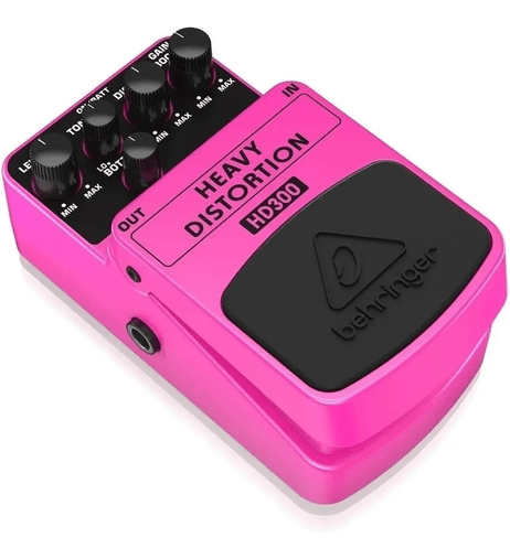Pedal Guitarra Hd300 Heavy Distortion Behringer Com Nf