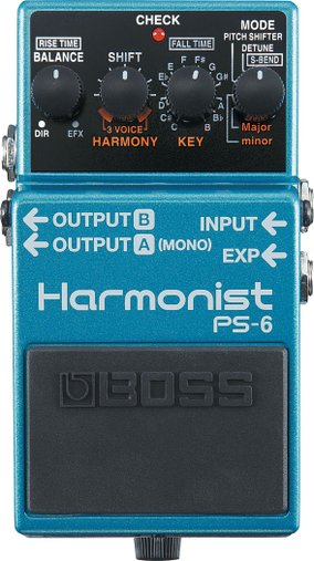 Pedal Para Guitarra Boss Ps6 Harmonist + 4 Efeitos De Pitch