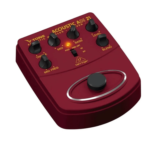 Pedal Simulador Acústico Violão Behringer Adi 21 V-tone