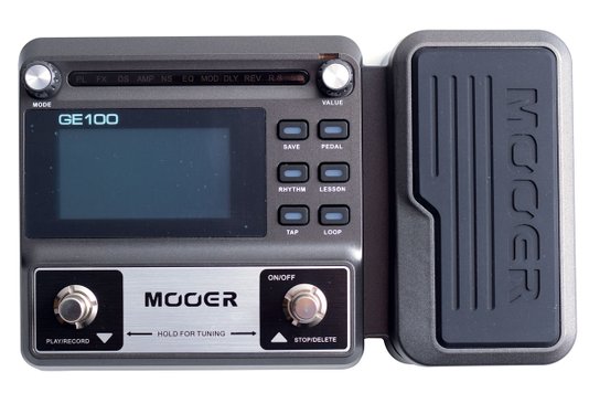 Pedaleira Multi Efeitos  Para Guitarra Mooer Ge 100 C/ Fonte