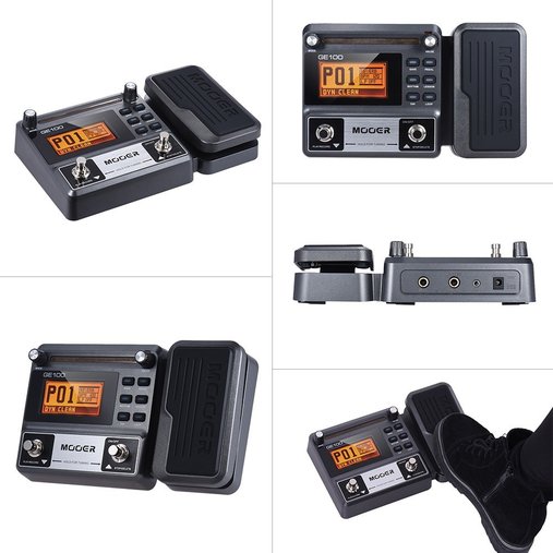 Pedaleira Multi Efeitos  Para Guitarra Mooer Ge 100 C/ Fonte