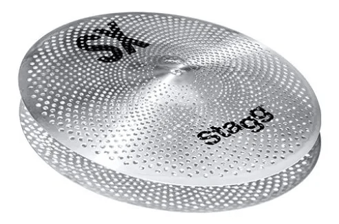 Set Pratos Bateria Silencioso Stagg Silent Sx 14 16 18 20
