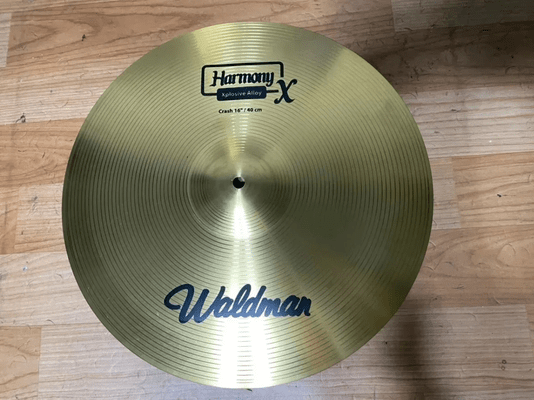 Set Pratos Waldman Harmony Hh 14, Crash 16, Ride 20 Com Nf