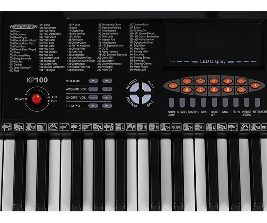 Teclado Arranjador Keypower Kp100 61 Teclas Com Microfone