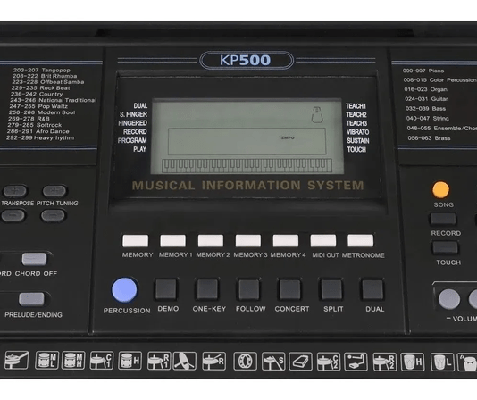 Teclado Keypower Kp500 61 Teclas Sensitivas + Capa + Pedal