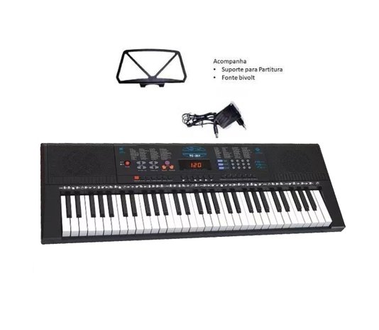 Teclado Musical Spring Tc261 61 Teclas Com Nota Físcal