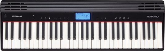 Teclado Roland Go Piano 61p 61 Teclas Com Bluetooth Preto