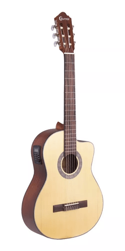 Violão Crafter Nylon Hc100ce Com Eq. Pl T Nv E Nf