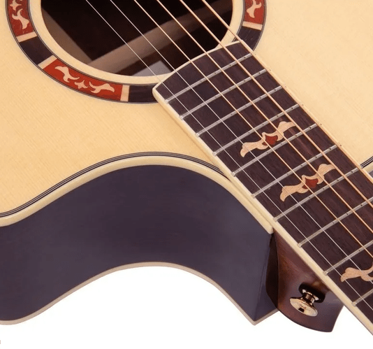 Violão Crafter Stg G-22ce Aço Elétrico Natural Com Nf