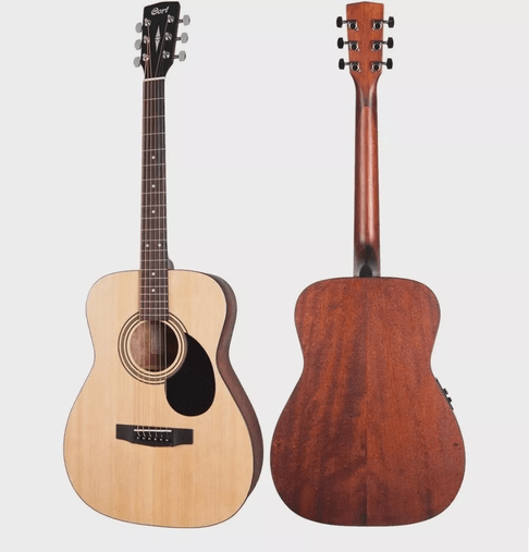 Violão Elétrico Cort Af510e Open Pore Natural Com Capa E Nf