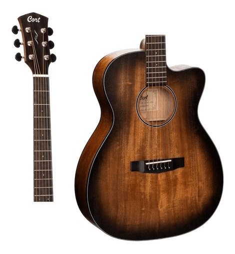 Violão Elétrico Cort Core Oc Open Pore Black Burst Com Nf