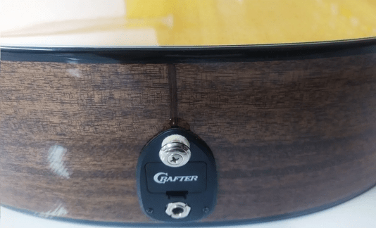Violão Elétrico Crafter Hg500 Ce Grand Auditorium Com Nf