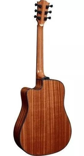 Violao Lag Tramontane Dreadnought Ctw El Ac T80dce Natural