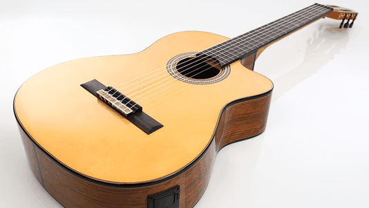 Violão Valencia 564 Cet Nylon Eletrico Natural