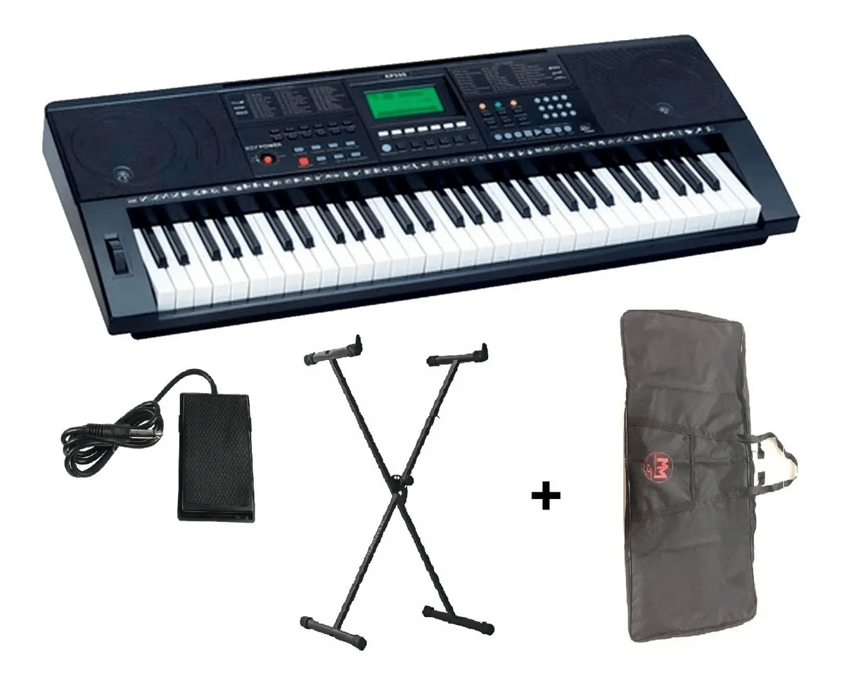 Kit Completo Teclado Musical Key Power 100