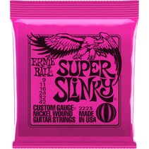 Encordoamento de Guitarra Ernie Ball 009 Super Slinky 2223