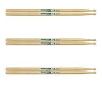 Baqueta Tennessee Hickory 7a Madeira Liverpool Kit 3 Pares