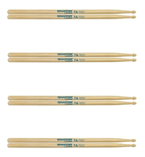 Baqueta Tennessee Hickory 7a Madeira Liverpool Kit 4 Pares