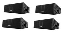 kit 4 Caixas Line Array Attack Versa Red Vsl206 B Ampl.2x6+1dr
