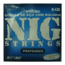 Encordoamento Violão Aço 011 / 052 Nig N430 C/ Bolinha E Nf